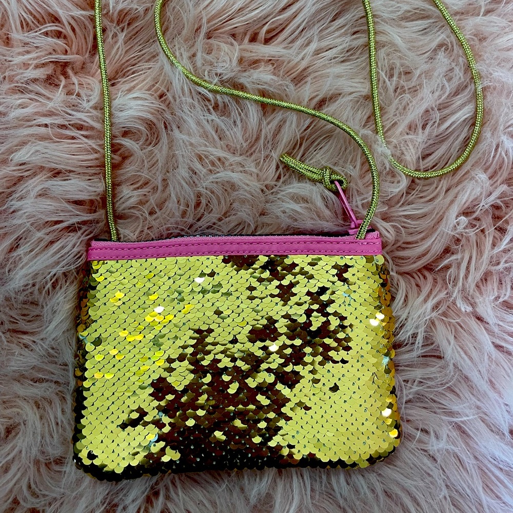 Crewcut Gold sequin crossbody ⭐️🍭🍬